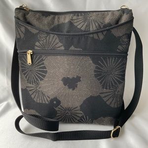 Danny K Beverly Hills CA Fabric Crossbody Bag